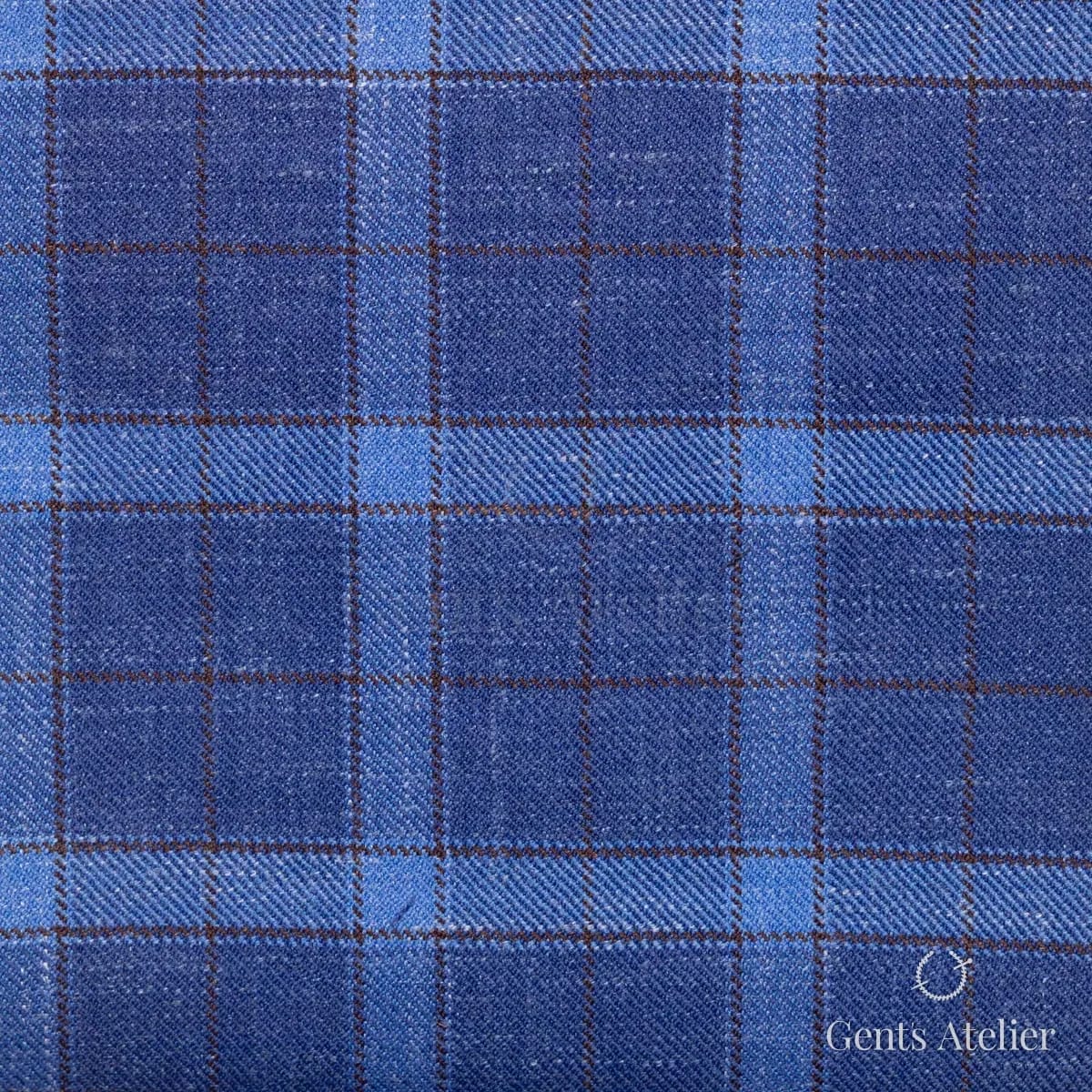 Костюм из Gent's Colors 2699-20 — синий, Шерсть, лён, шёлк