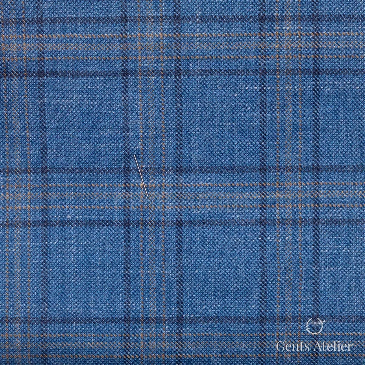 Костюм из Gent's Colors 2699-24 — синий, Шерсть, лён, шёлк