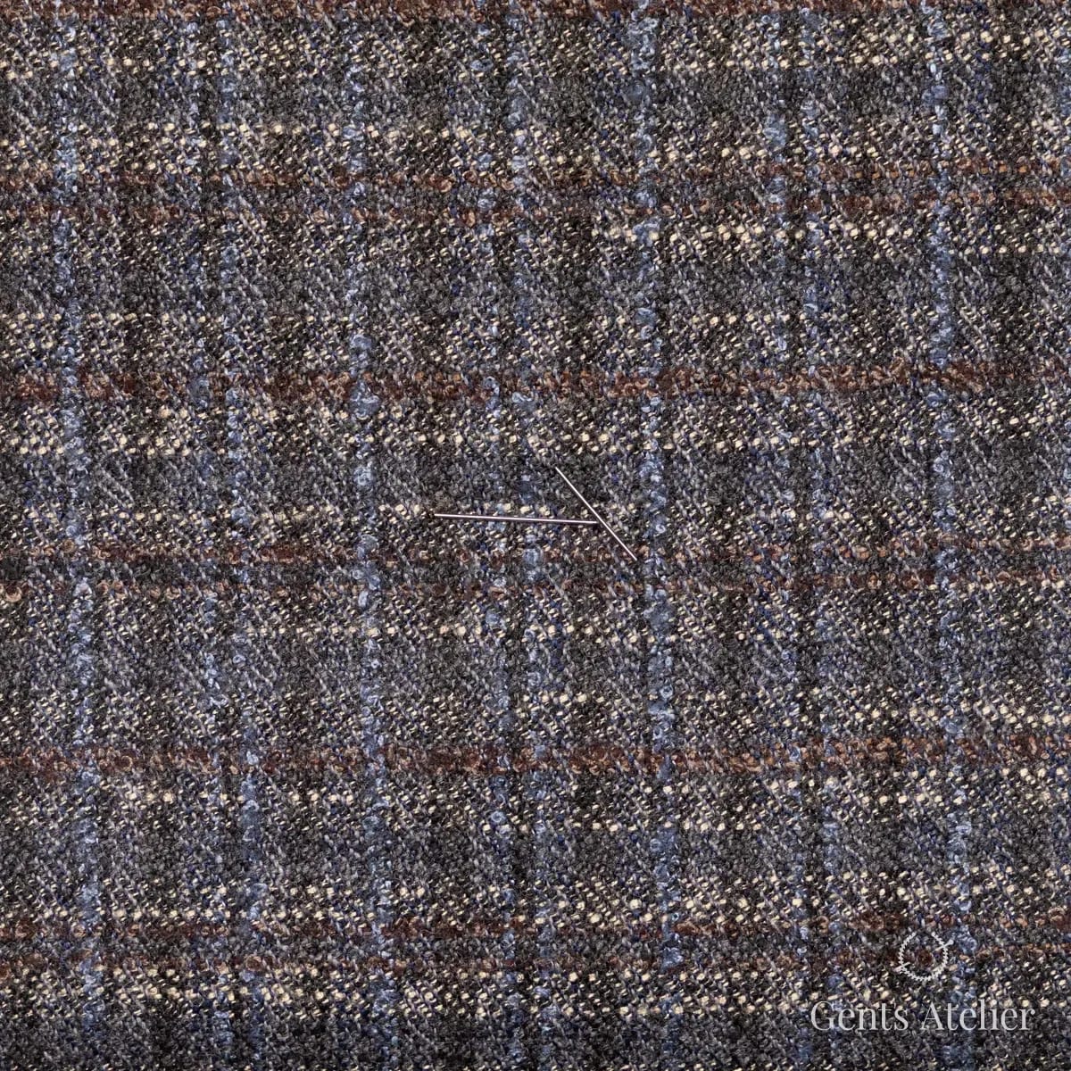 Костюм из Gent's Colors ITALY1 — тёмно-серый, Шерсть, лён, шёлк