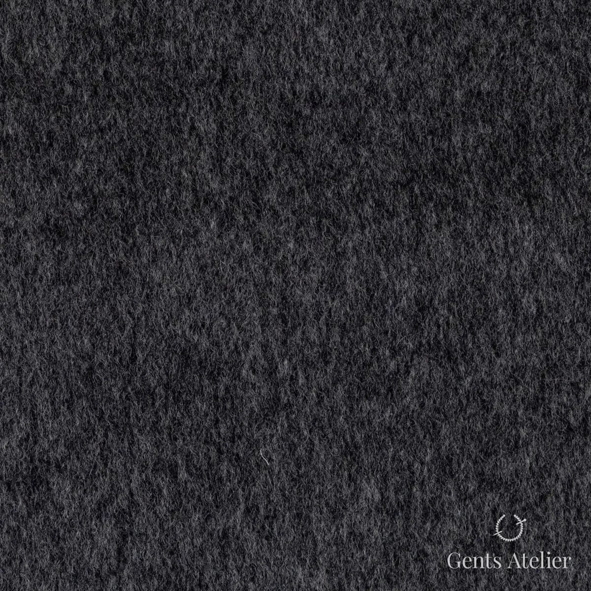 Пальто из Coatings TROC042 — тёмный графитовый меланж, 90% Шерсть, 10% Кашемир