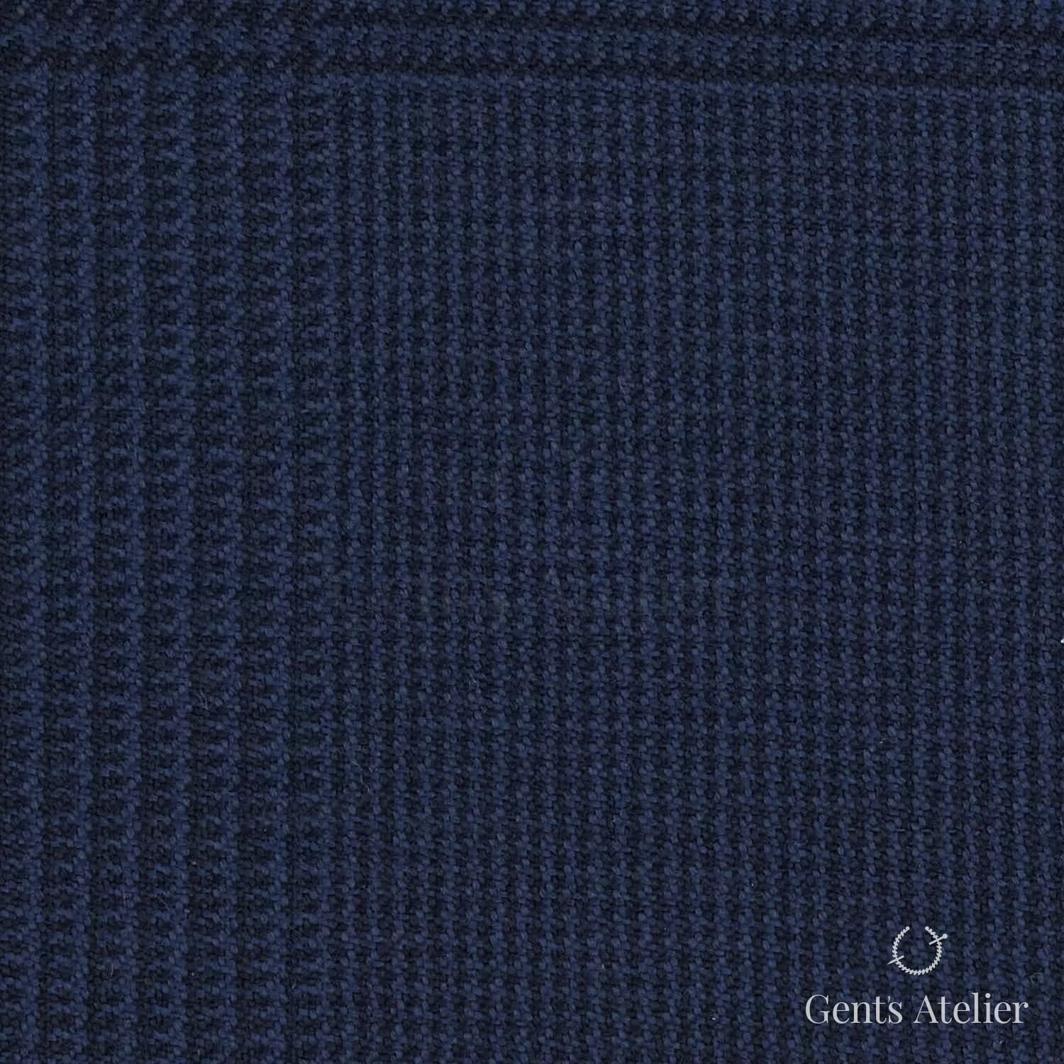 Костюм из Vitale Barberis Canonico TTV2091 — тёмно-синий с полоской, 100% Шерсть