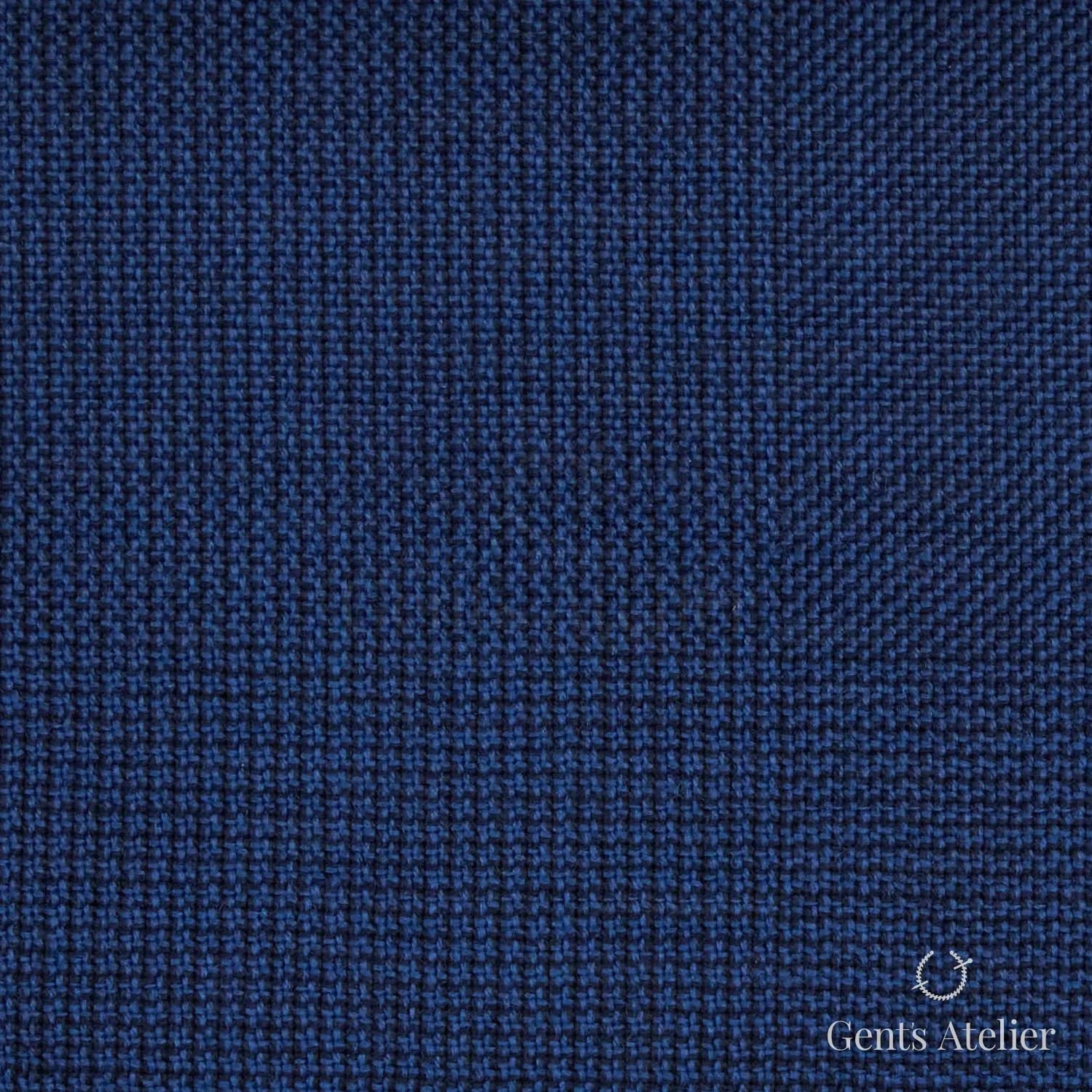 Костюм из Vitale Barberis Canonico TTV2095 — синий бёрдсай, 100% Шерсть