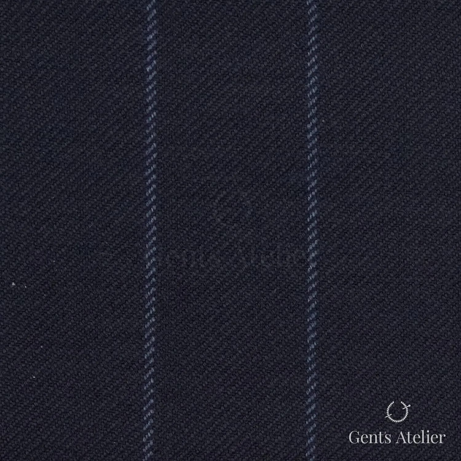 Костюм из Vitale Barberis Canonico TTV2153 — тёмно-синий с полоской, 100% Шерсть