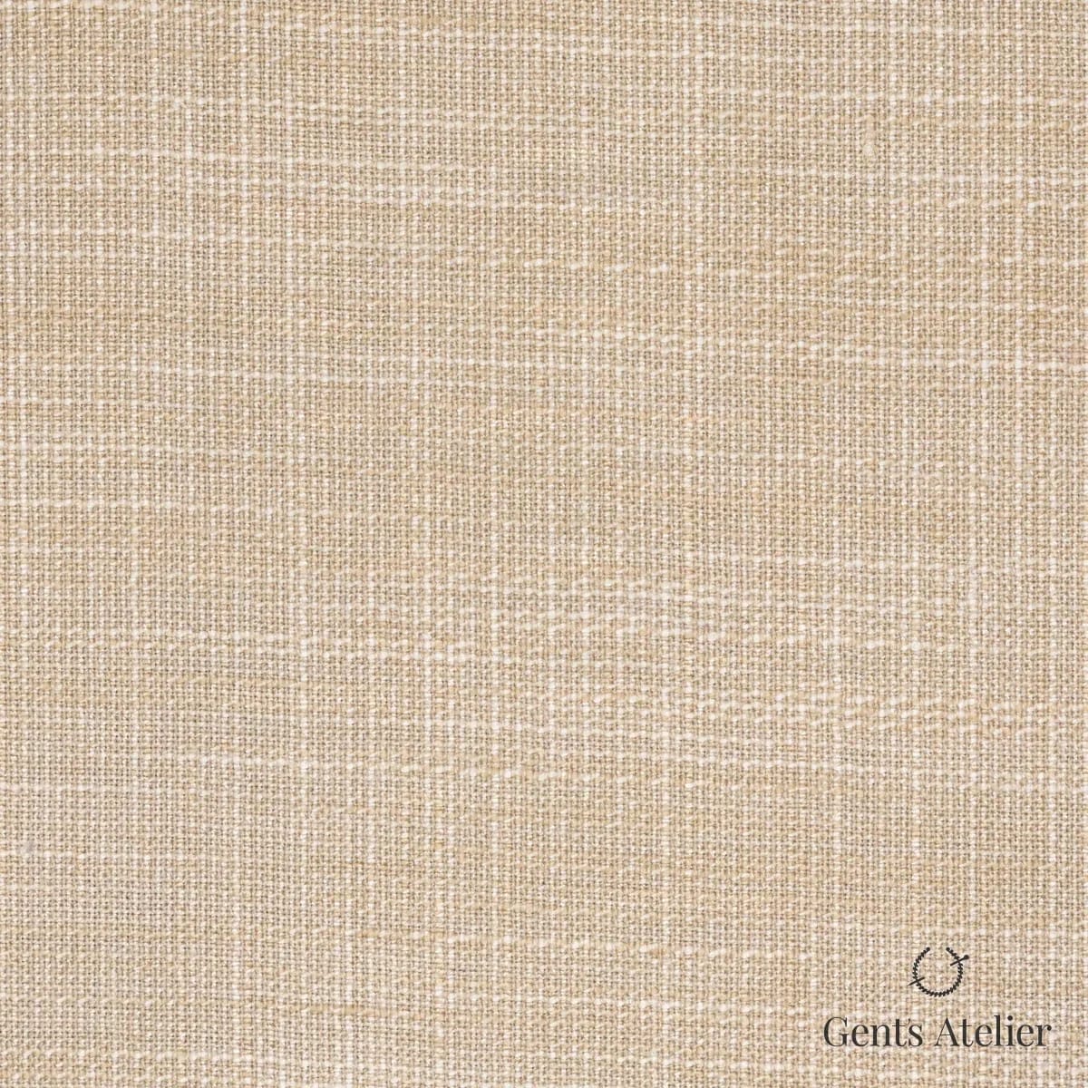 Костюм из Sienna JX4299 — песочно-бежевый с фактурой льна, 35% Шерсть, 50% Вискоза, 10% Лён, 5% Шёлк
