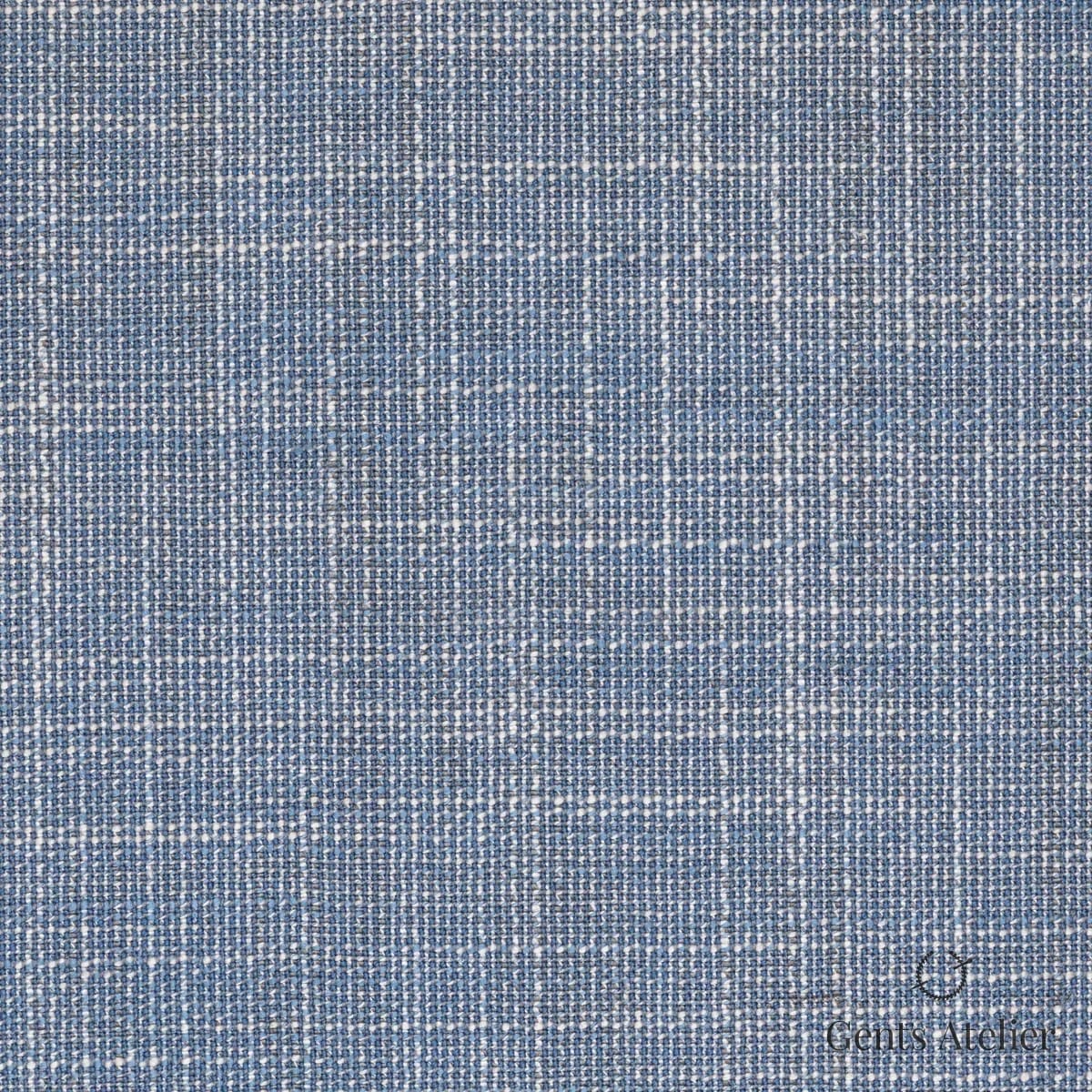 Костюм из Sienna JX4301 — джинсово-голубой меланж, 35% Шерсть, 50% Вискоза, 10% Лён, 5% Шёлк