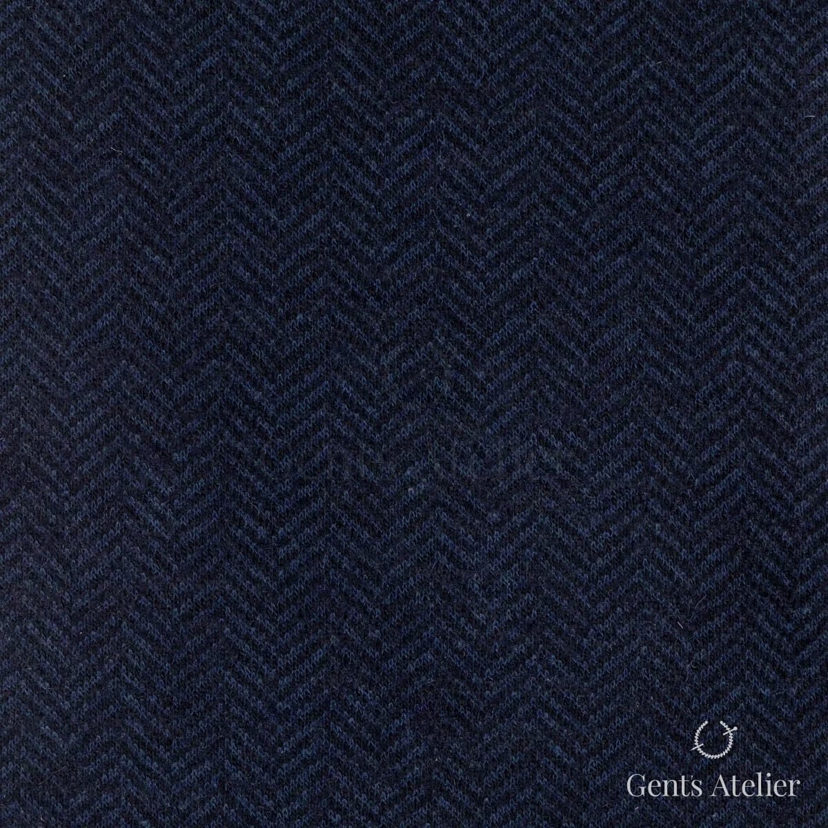 Пальто из Soft Coats and Knits TRC4230 — тёмно-синий меланжевый зигзаг, 36.3% Полиэстер, 27.6% Шерсть, 25% Хлопок, 11.1% Вискоза