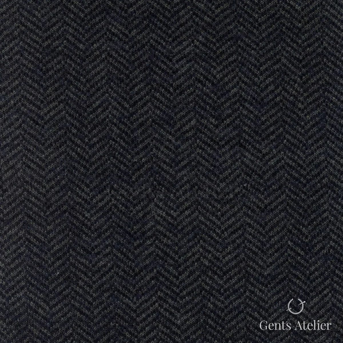 Пальто из Soft Coats and Knits TRC4231 — тёмный графитово-синий с серо-зелёным зигзагом, 36.3% Полиэстер, 27.6% Шерсть, 25% Хлопок, 11.1% Вискоза