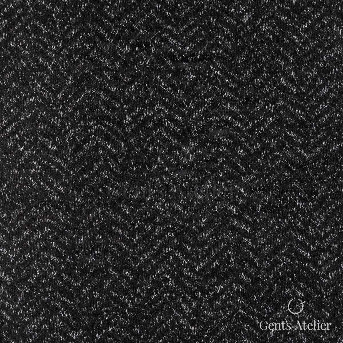 Пальто из Soft Coats and Knits TRC4233 — тёмно-серый с меланжевым зигзагом, 90.8% Полиэстер, 9.2% Шерсть