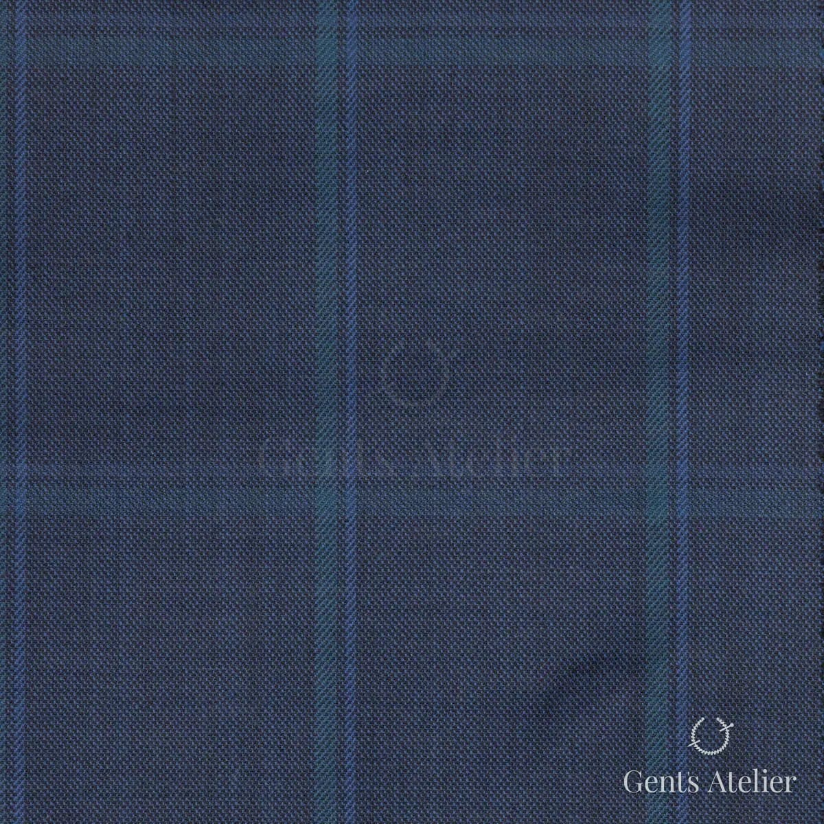 Костюм из Stylbiella 35005/18 — тёмно-синий, 100% шерсть