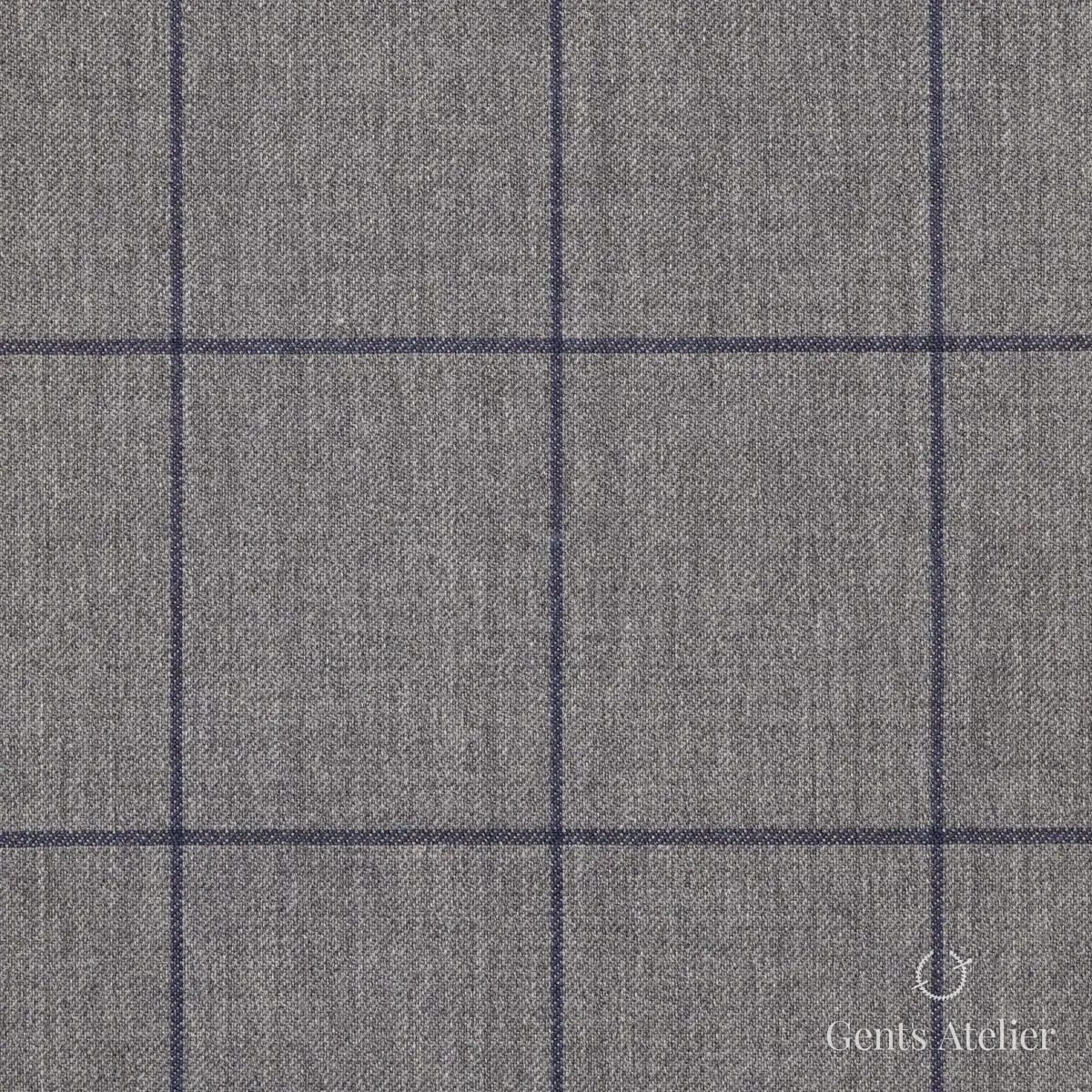 Костюм из Stylbiella 40003/13 — светло-серый, 100% шерсть