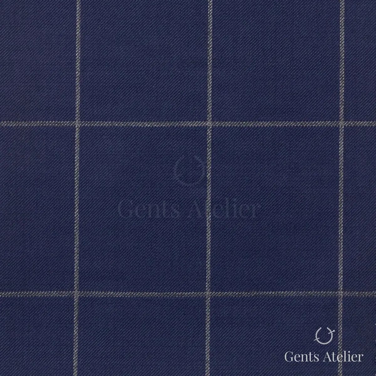 Костюм из Stylbiella 40004/13 — тёмно-синий, 100% шерсть