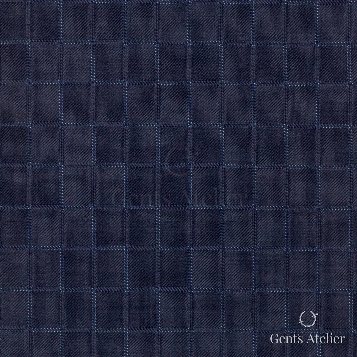 Костюм из Stylbiella 40020/13 — тёмно-синий, 100% шерсть