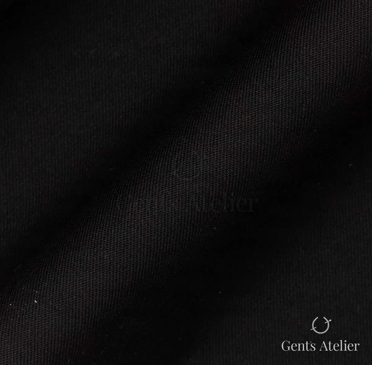 Образец ткани Stylbiella 40084/13 с этикеткой, тёмно-синий