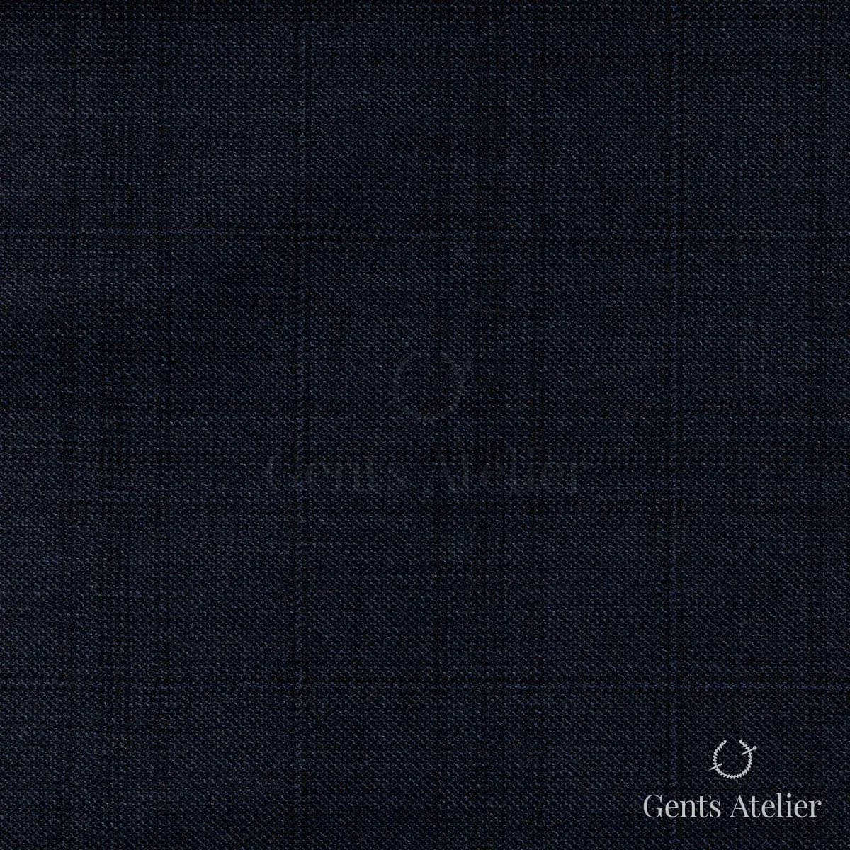 Костюм из Stylbiella 34796 — тёмно-синий в тональную клетку виндоупейн, 100%WO