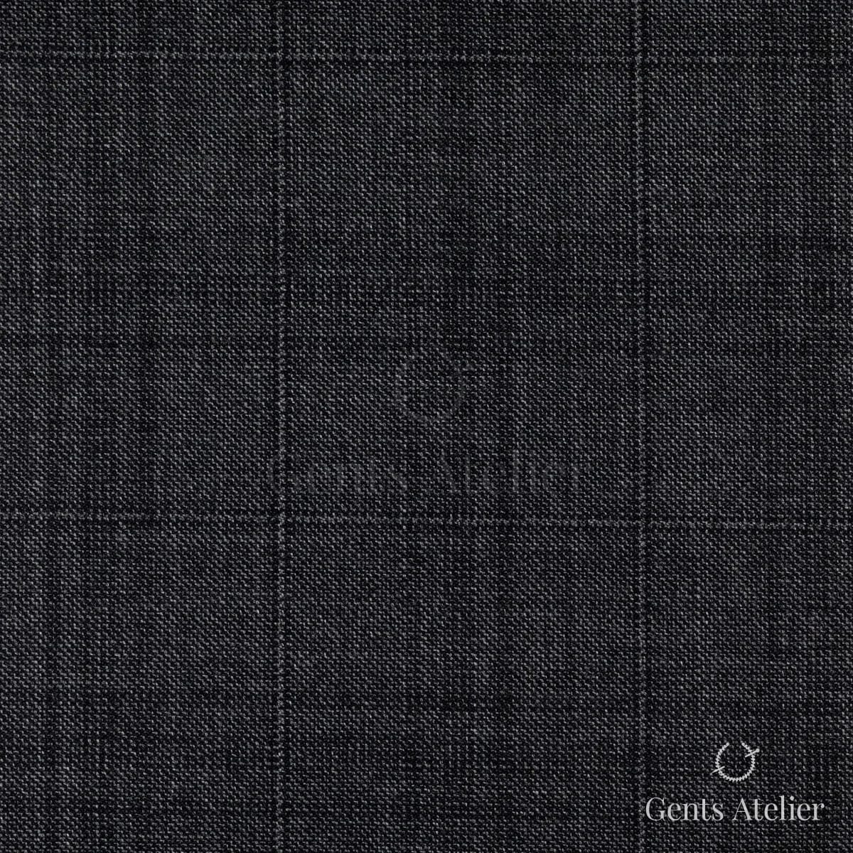 Костюм из Stylbiella 34797 — угольно-чёрный в тонкую оконную клетку, 100%WO