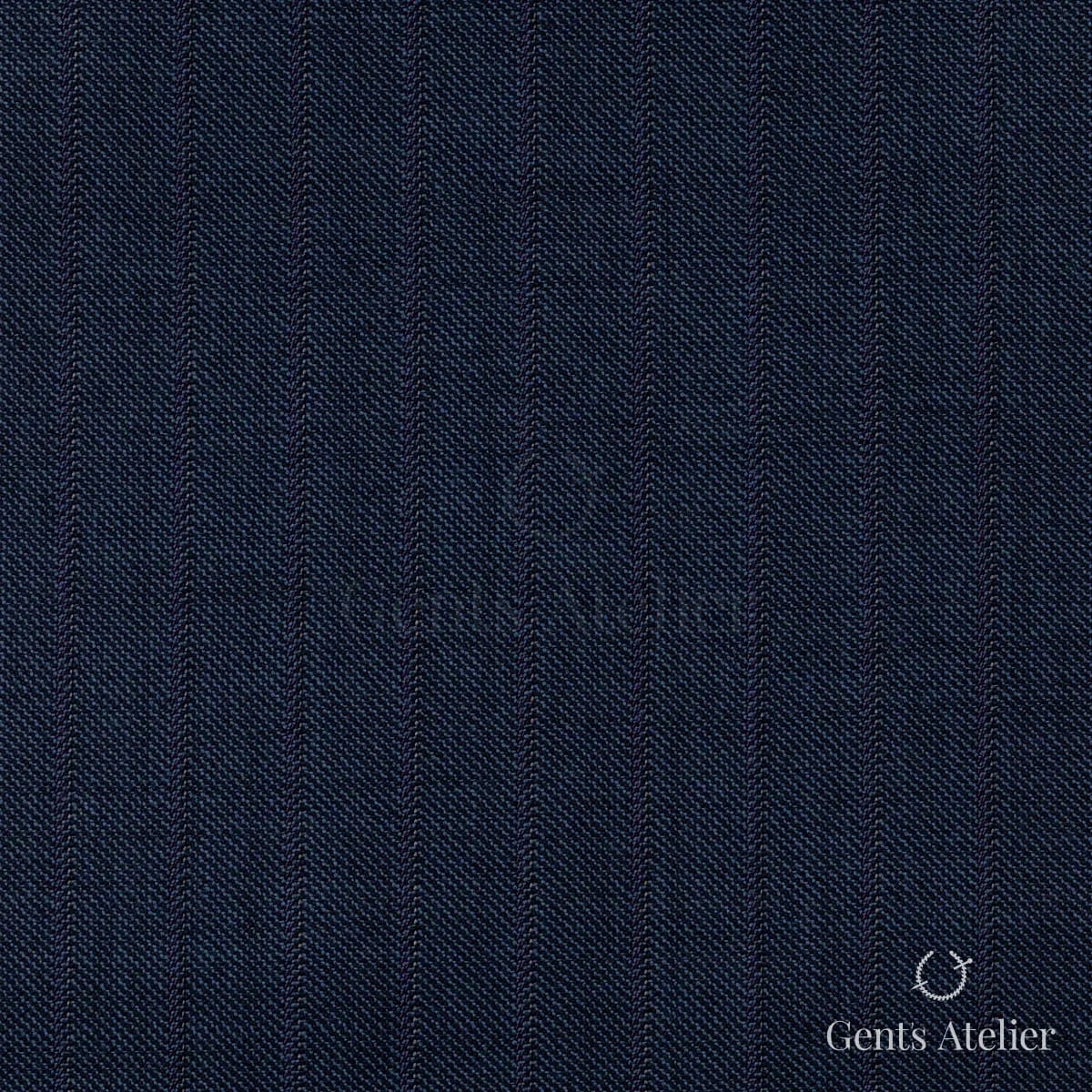 Костюм из Stylbiella 34817 — тёмно-синяя ёлочка с бордовой прошивной нитью, 100%WO