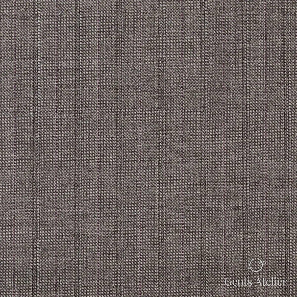 Костюм из Stylbiella 34819 — серо-лиловый в бордовую полоску, 100%WO