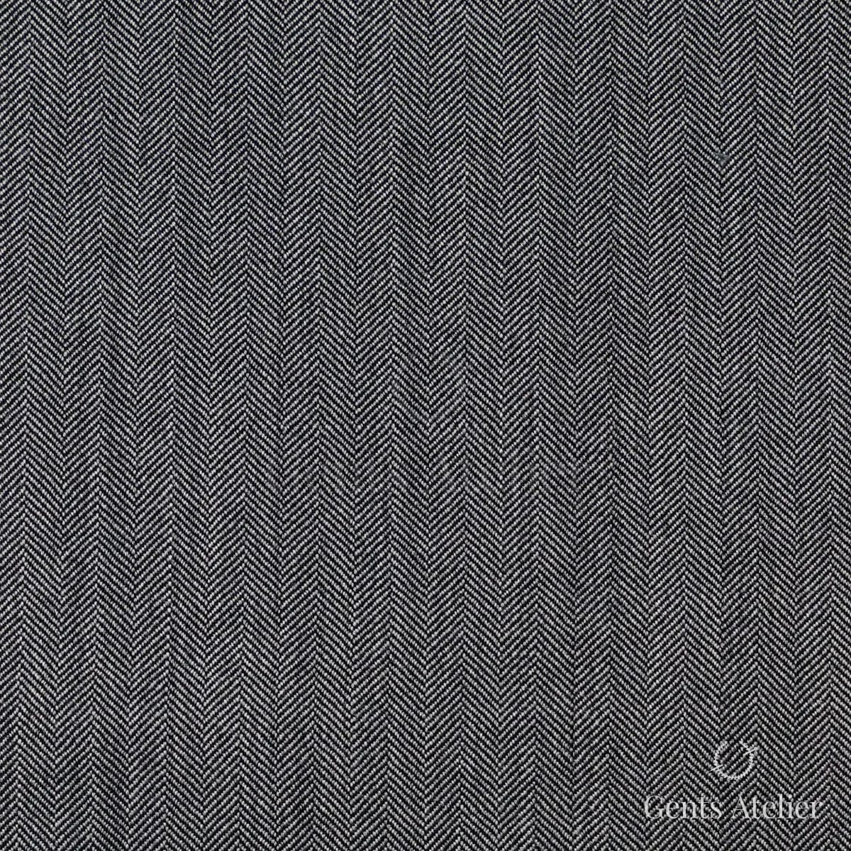 Костюм из Stylbiella 34822 — серый меланж, ёлочка, 100%WO