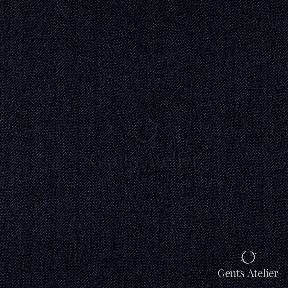 Костюм из Stylbiella 34825 — тёмно-синий меланж в ёлочку, 100%WO