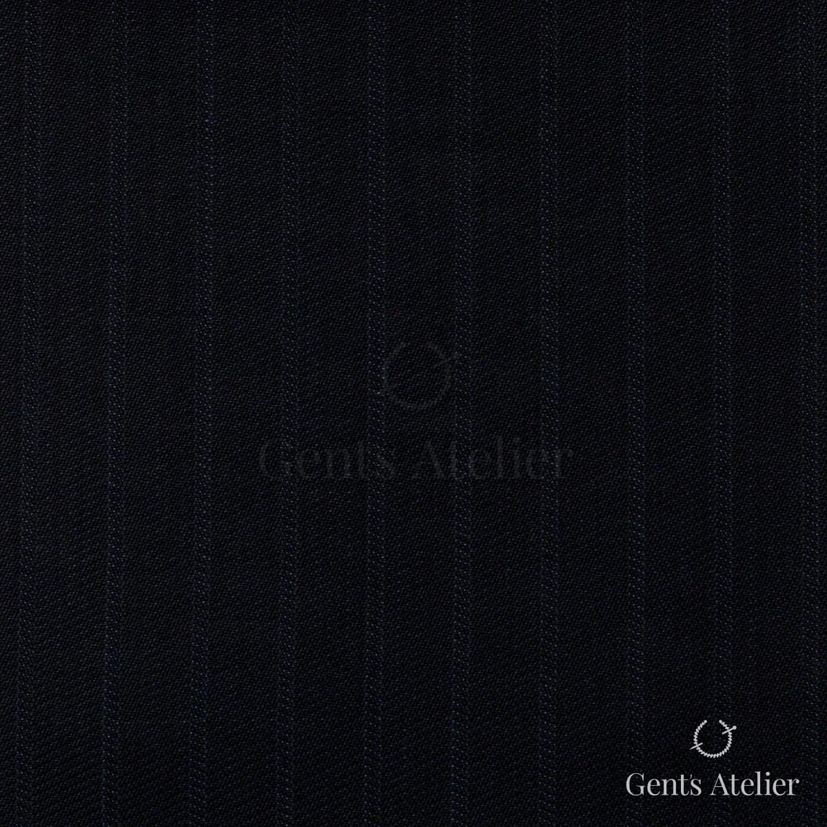 Костюм из Stylbiella 34834 — тёмно-синий в тонкую полоску, 100%WO