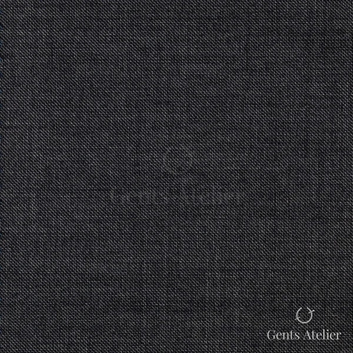 Костюм из Stylbiella 34837 — тёмно-серый меланж с холодным синим отливом, 100%WO