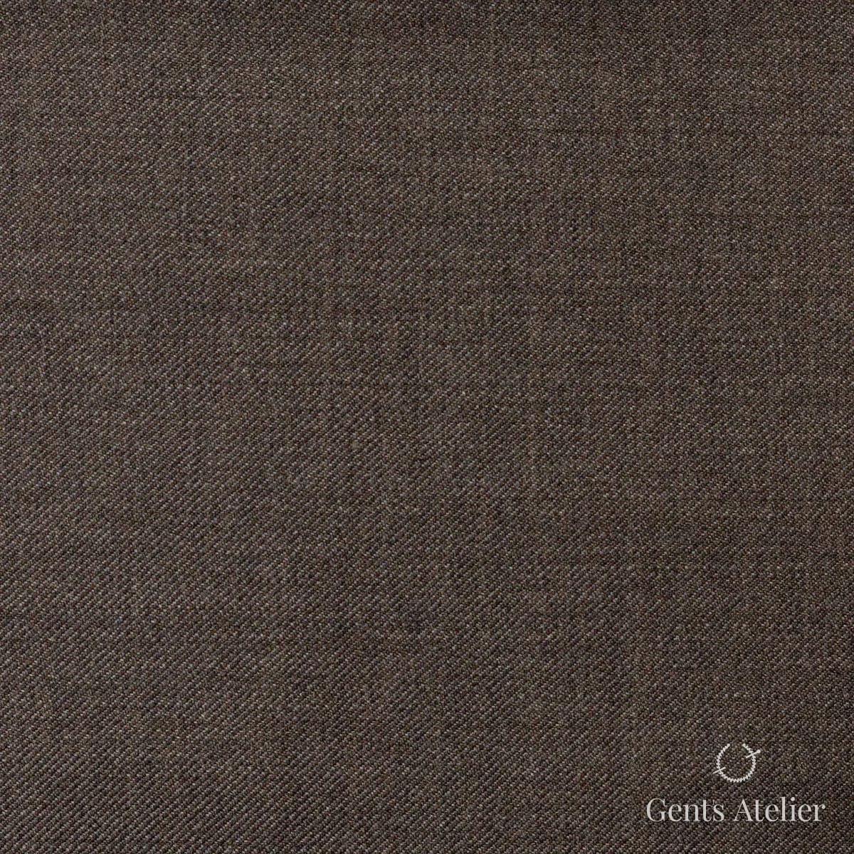 Костюм из Stylbiella 34860 — тёмно-коричневый меланж, 100%WO