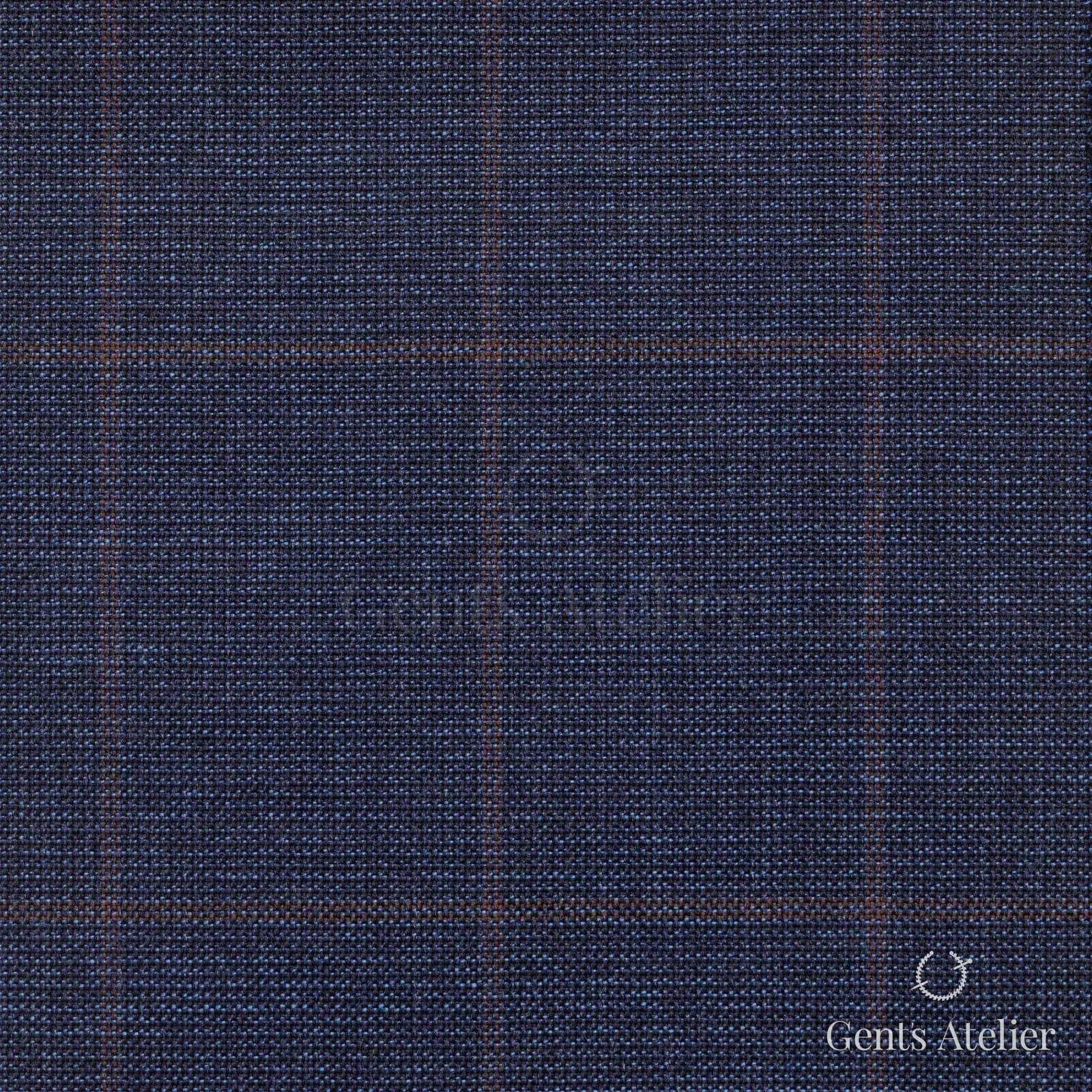 Зимний костюм из Vitale Barberis Canonico 1022151 — тёмно-синий, 100% Шерсть