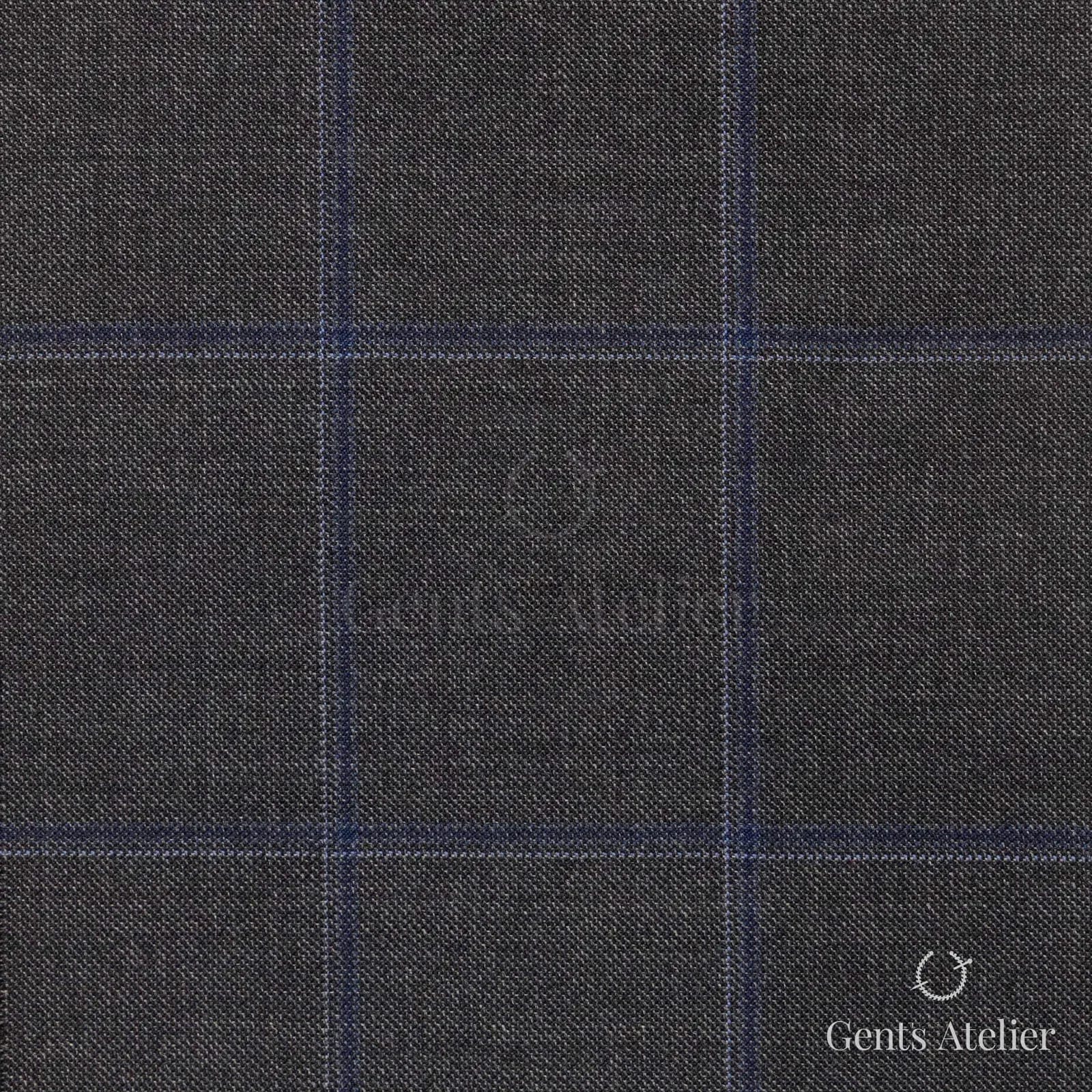 Костюм из Vitale Barberis Canonico 1230001 — тёмно-серый, 100% Шерсть