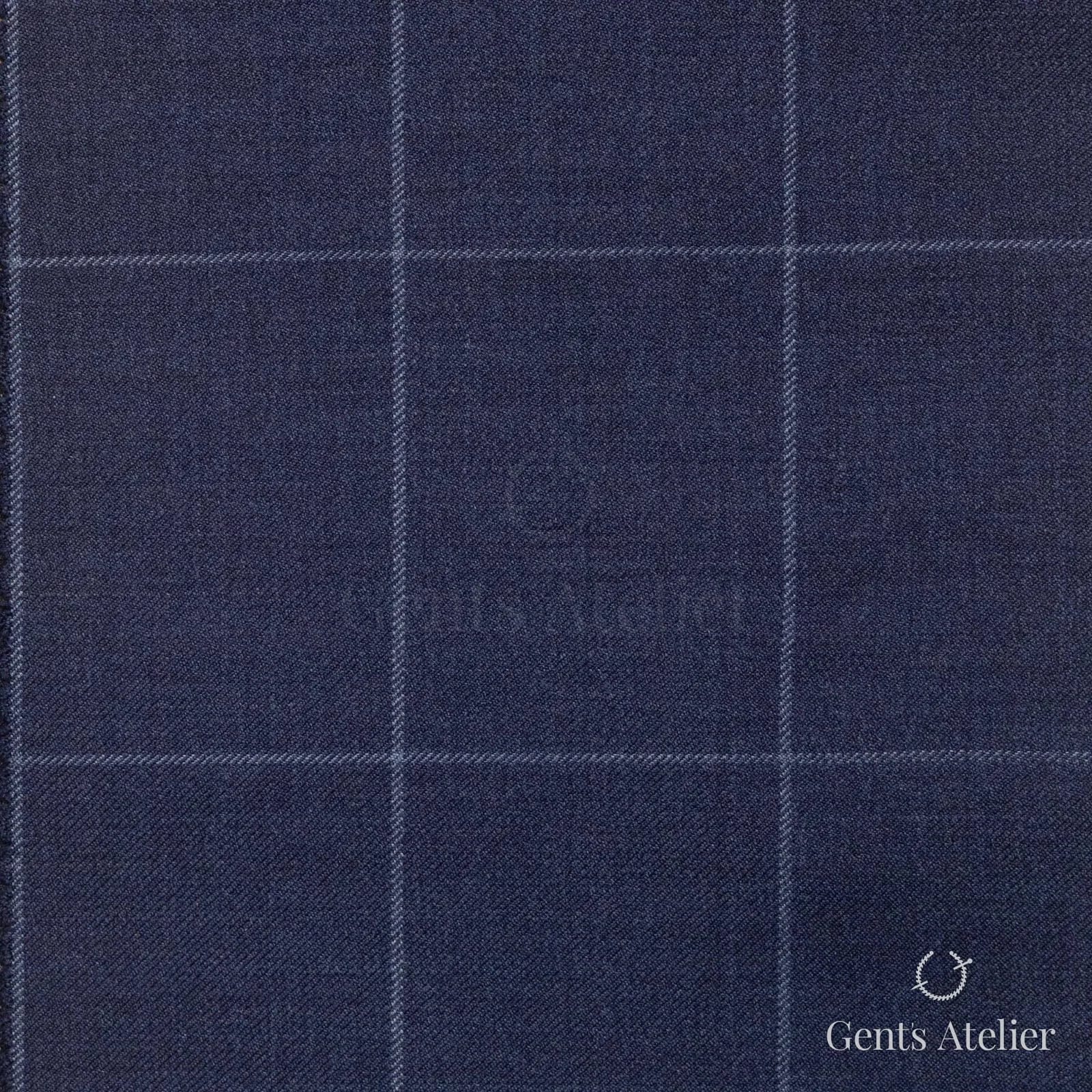 Костюм из Vitale Barberis Canonico 1230005 — тёмно-синий, 100% Шерсть