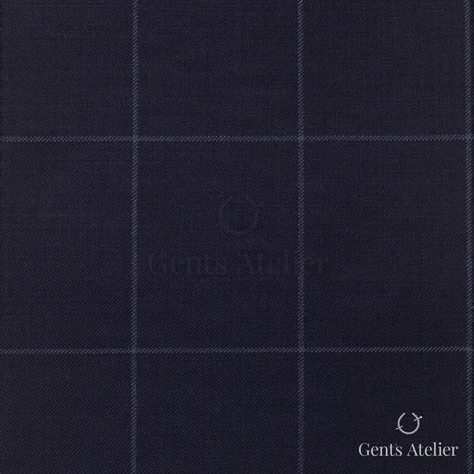 Костюм из Vitale Barberis Canonico 1230006 — тёмно-синий, 100% Шерсть