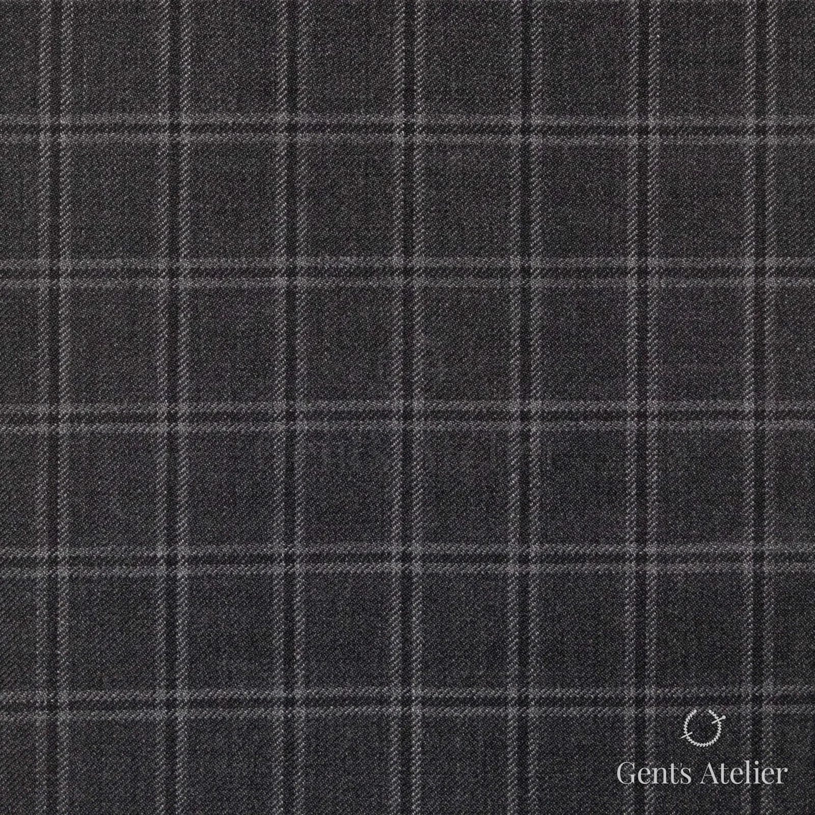 Костюм из Vitale Barberis Canonico 1230007 — тёмно-серый, 100% Шерсть