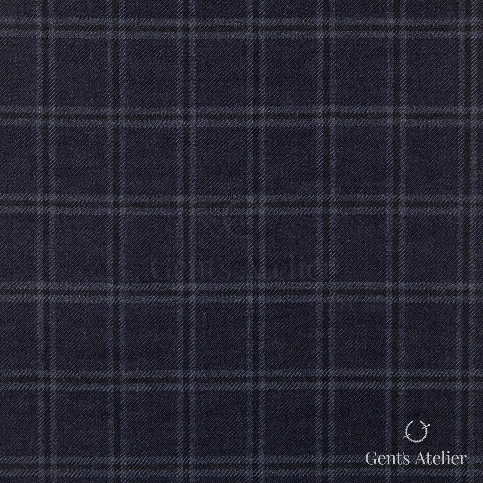 Костюм из Vitale Barberis Canonico 1230008 — тёмно-синий, 100% Шерсть