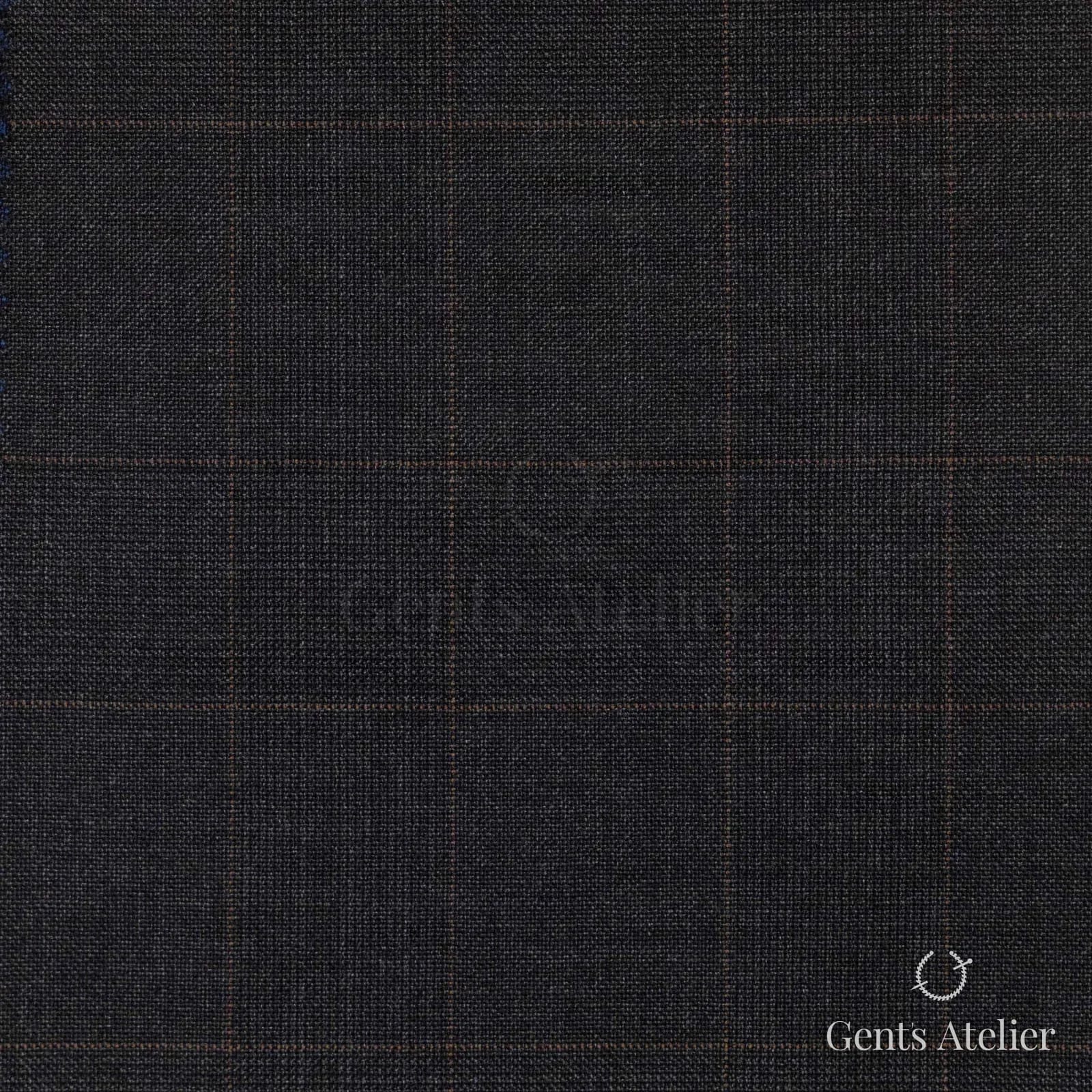 Костюм из Vitale Barberis Canonico 1260009 — тёмно-коричневый, 100% Шерсть