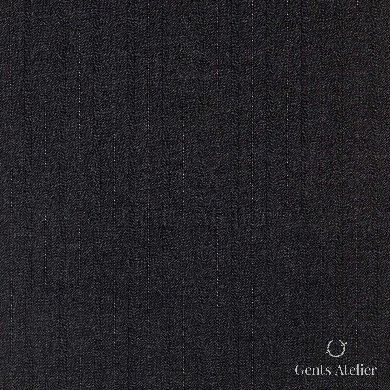 Костюм из Vitale Barberis Canonico 1230118 — чёрный с полосой, 100% Шерсть