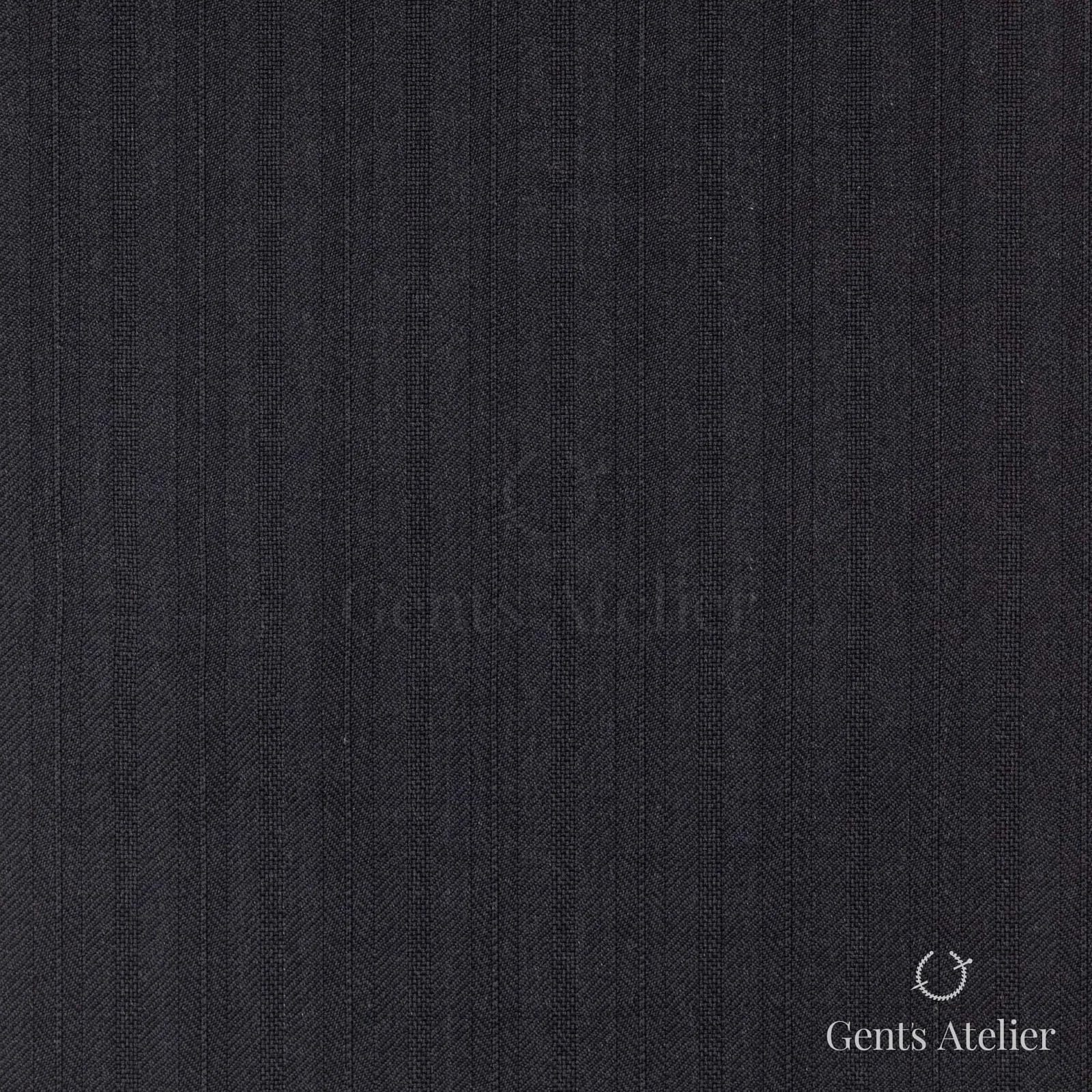 Костюм из Vitale Barberis Canonico 1230120 — чёрный с полосой, 100% Шерсть