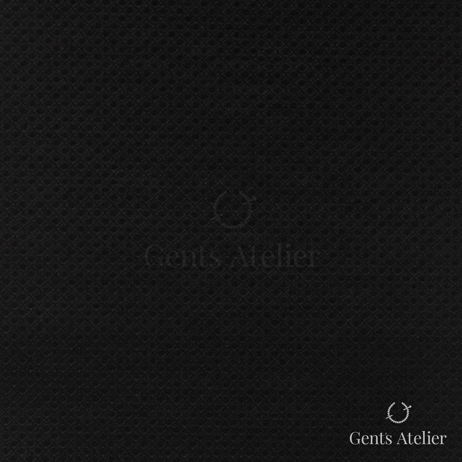 Костюм из Vitale Barberis Canonico 1230229 — почти чёрный с микро-ромбом, 100% Шерсть