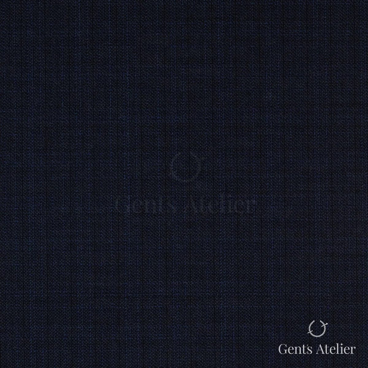 Костюм из Vitale Barberis Canonico 8007 — тёмно-синий меланж, 100% Шерсть