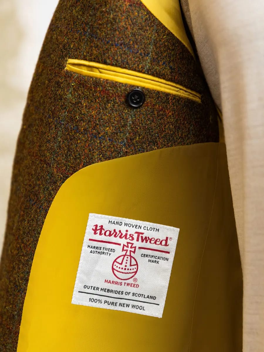 Зимний пиджак из твида Harris Tweed - фото 12