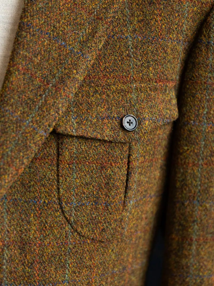 Зимний пиджак из твида Harris Tweed - Фото 5