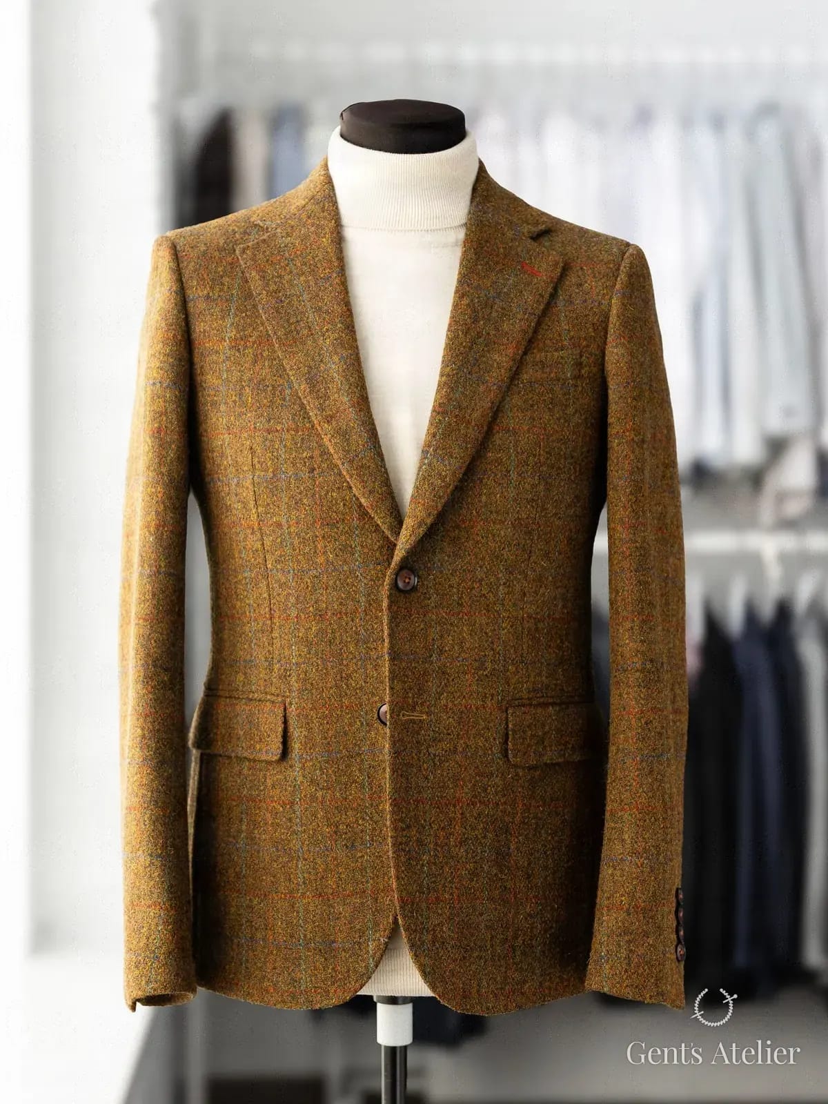 Пиджак из твида Harris Tweed - Текстура