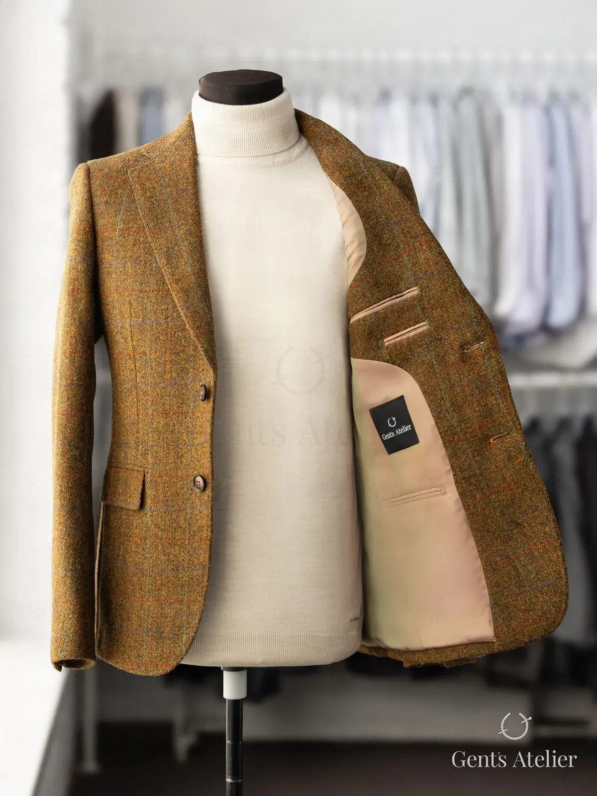 Пиджак из твида Harris Tweed - Фото 5