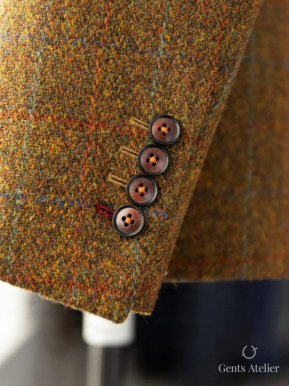 Пиджак из твида Harris Tweed - Фото 7