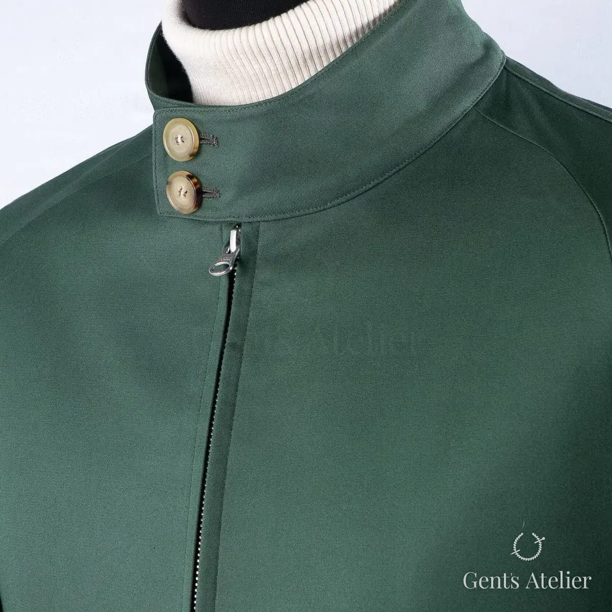 Зеленая куртка Baracuta G9 - Текстура