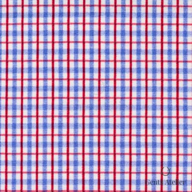 Сорочка из Lucerne TSHL451* — Белый / красно-синяя клетка, 92.5% хлопок, 7.5% эластан