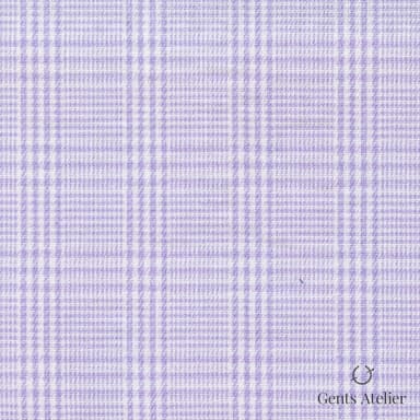 Сорочка из Geneva TSCL048 — Белый / Сиреневый, 100% хлопок