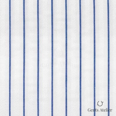 Сорочка из Geneva TSHL136 — Белый / Синий, 100% хлопок