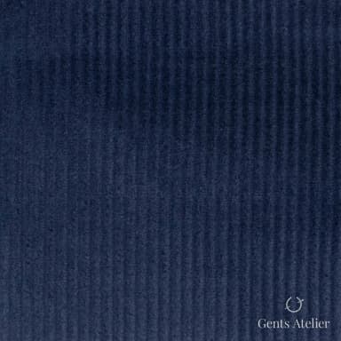 Костюмная ткань Marzoni 605 - 482 / 500 — Тёмно-синий, полоса, 100% хлопок