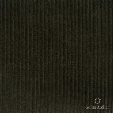 Костюмная ткань Marzoni 605 - 486 / 500 — Оливковый, полоса, 100% хлопок