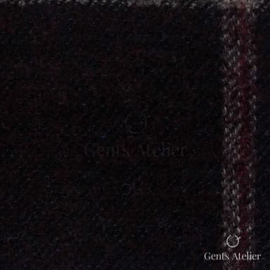 Костюмная ткань Marzoni 641 - 073 / 900 — Deep Red / Серый, оконная клетка, 90% шерсть, 10% полиамид