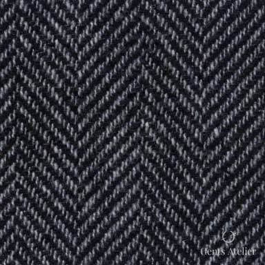 Костюмная ткань Marzoni 651 - 040 / 1500 — Серый, ёлочка, 95% шерсть, 5% кашемир